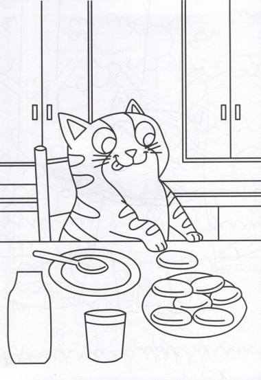 Раскраска с карандашами «Кошки и собаки» (комплект из 2-х предметов)