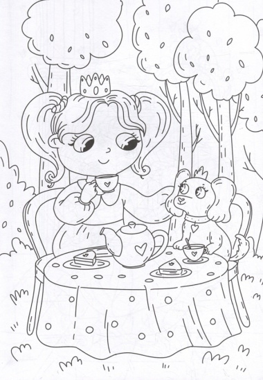 Раскраска с карандашами «Прекрасные принцессы» (комплект из 2-х предметов)