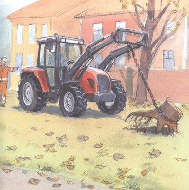 Саша и трактор