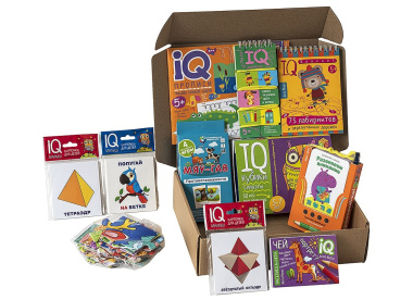 Посылка. Базовый комплект IQ-игр для развития пространственного мышления. Для детей от 4 до 7 лет