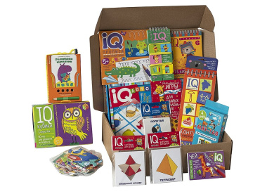 Посылка. Большой комплект IQ-игр для развития пространственного мышления. Для детей от 4 до 7 лет