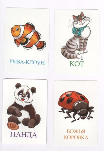 Животные Развивающие карточки (17-4102) (3+) (коробка)