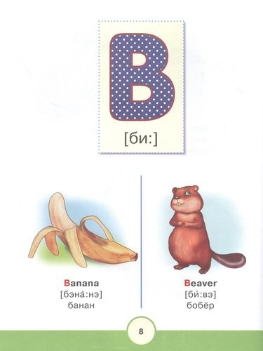 Английский словарь для детей с 2-х лет в картинках