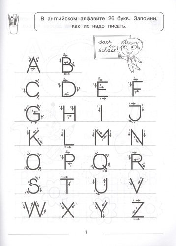 Пишем буквы ABC. Много-много английских печатных, прописных и строчных букв
