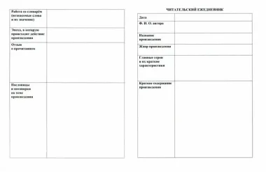 Читательский дневник 5-6 кл. (м) Висков (ФГОС)