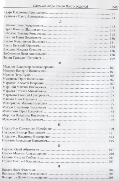 Славные люди земли Волгоградской. Книга-справочник