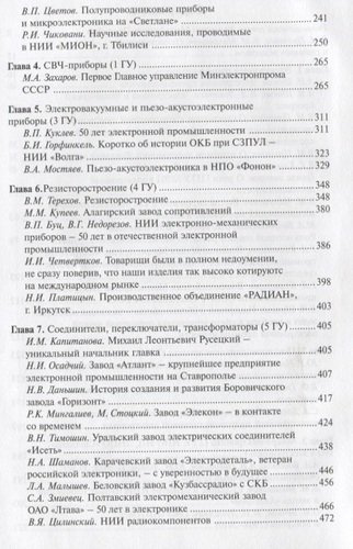 Очерки истории Российской электроники Выпуск4 К 50 летию электронной промышленности