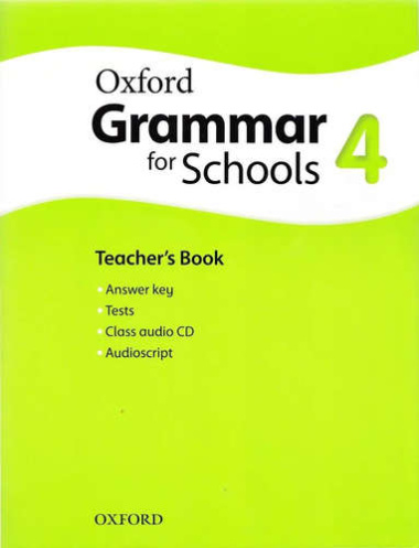 Oxford Grammar for Schools 4: Teachers Book with Audio CD