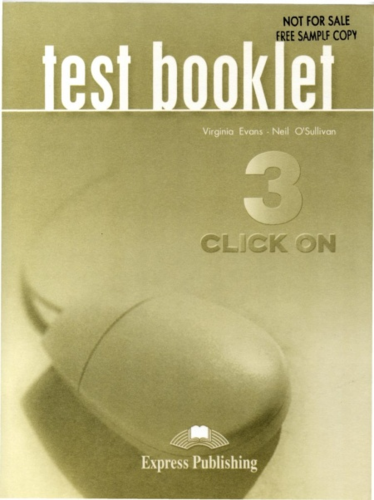 Click on 3: Test booklet
