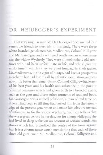 Twice-Told Tales III. The Haunted Mind. Dr. Heideggers Experiment. The Vision of the Fountain