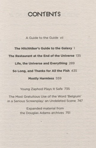 The Ultimate Hitchhiker\'s Guide to the Galaxy