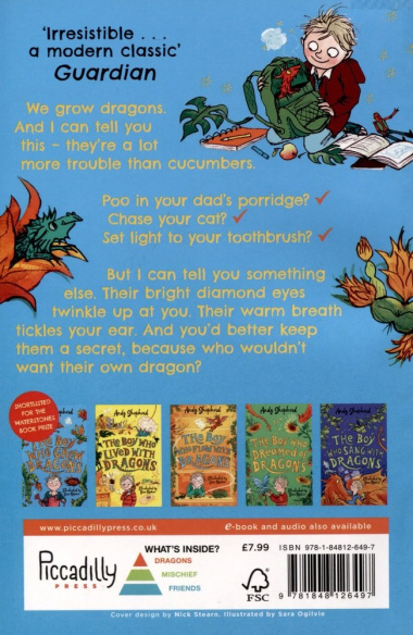 The Boy Who Grew Dragons. Book1. Мальчик который выращивал драконов. Книга 1. Книги на английском языке