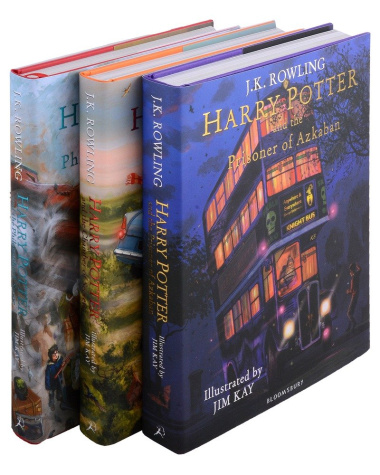 Harry Potter : The illustrated collection (комплект из 3-х книг в футляре)