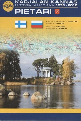 Karjalan kannas, Pietari: Карельский перешеек,Санкт-Петербург(финский русский язык.): Карта