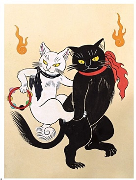 Коты-ёкаи, лисы-кицунэ и демоны в человеческом обличье. Иллюстрированный бестиарий японского фольклора