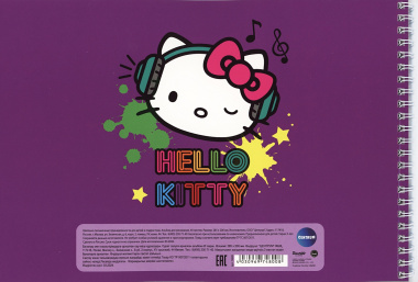 Альбом для рисования 40л А4 "Hello Kitty-2" спираль