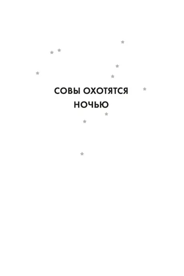 Совы охотятся ночью