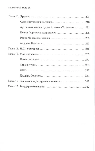 Галерея. Мемуары