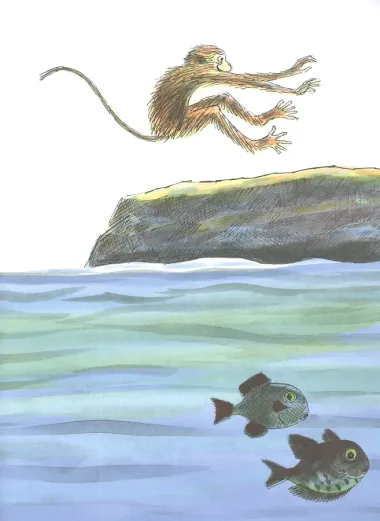 Обезьянка и крокодил