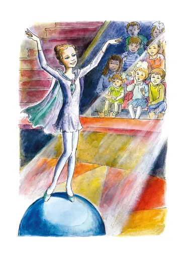 Девочка на шаре (худ. Рытман)