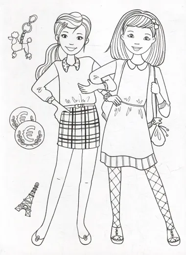 Мода. Книжка-раскраска