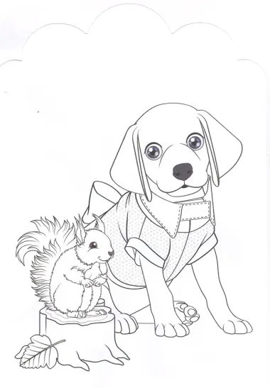 Давай дружить раскраска с вырубкой