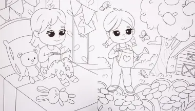 Моя мегарасскраска. Для девочек