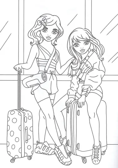 Маша. Мастерская красоты. Раскраска