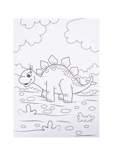 WOW РАСКРАСКА. Милые динозаврики