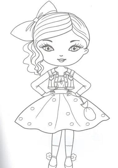 РАСКРАСКА с блестящими наклейками. МОДНИЦЫ