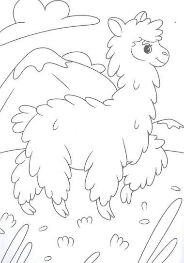 МОЯ РАСКРАСКА А4 чёрная. В ЗООПАРКЕ