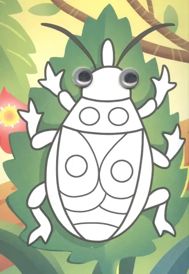 РАСКРАСКА с глазками А5. БУКАШКИ