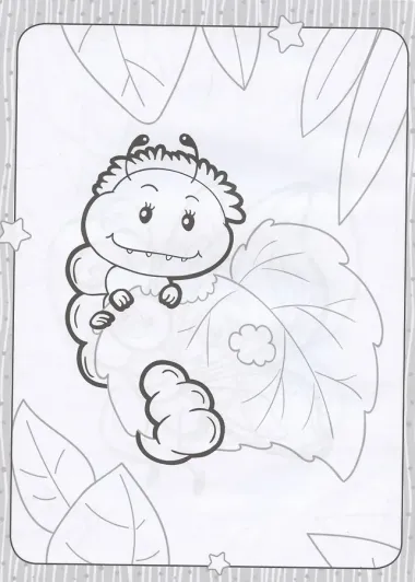 Мир насекомых. Раскраска для малышей