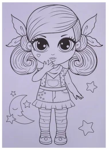 Набор раскрасок для девочек 