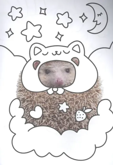 РАСКРАСКА С ФОТО. ПУШИСТИКИ