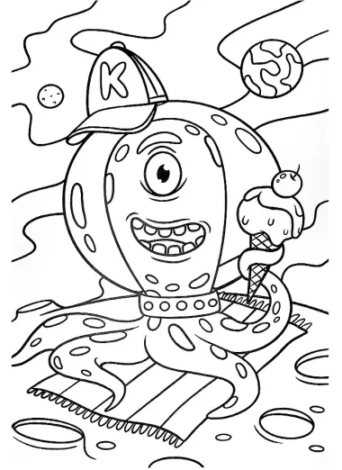 МАКСИ-РАСКРАСКА. КОСМИЧЕСКИЕ ПРИШЕЛЬЦЫ