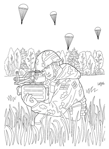 РАСКРАСКА для мальчиков. СОВРЕМЕННЫЕ СУПЕРГЕРОИ. Солдаты-победители