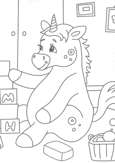 РАСКРАСКА А5 эконом. ЕДИНОРОГИ (новая)