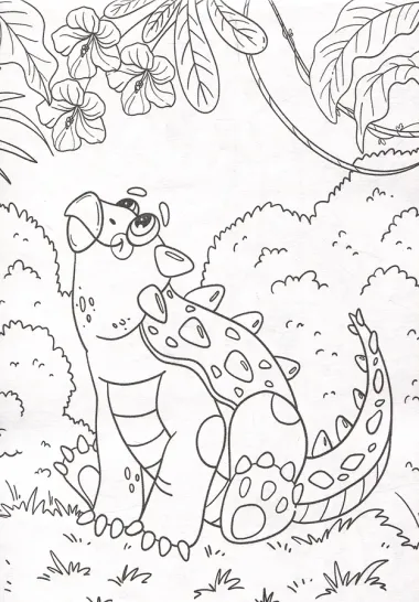 МИНИ-РАСКРАСКА А5 эконом. ДИНОЗАВРИКИ