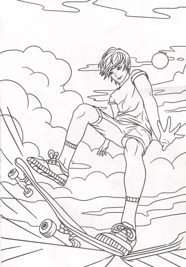 РАСКРАСКА А4 эконом. МИР АНИМЕ