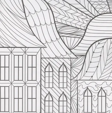 РАСКРАСКА-АНТИСТРЕСС 213х213. В ГОРОДЕ