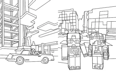 Евген Бро&Майнкрафт. Самая крутая раскраска