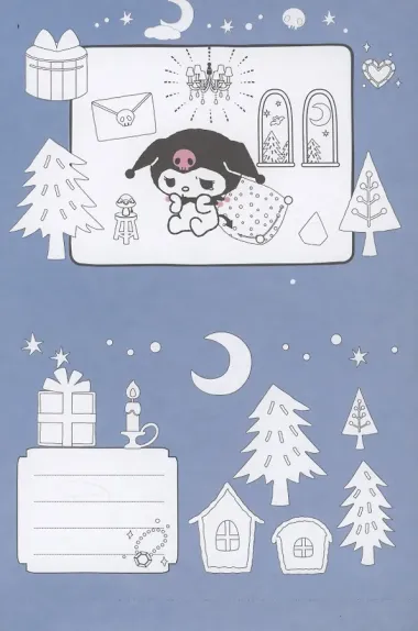 Открытки-раскраски с наклейками. Маленькая мечтательница