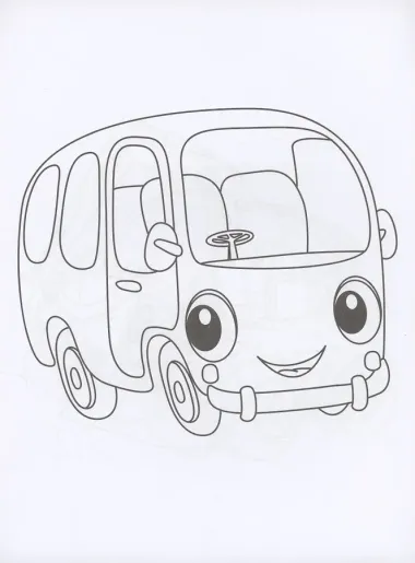 Раскраски для малышей. Транспорт