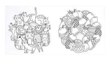 Раскраска-антистресс. Весёлые друзья