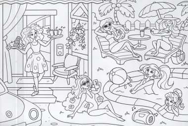 Самая длинная раскраска 