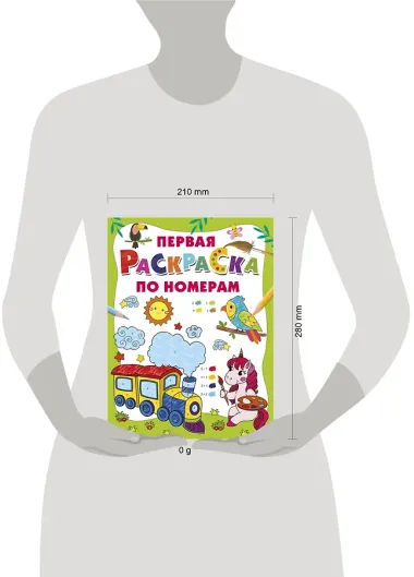 Первая раскраска по номерам