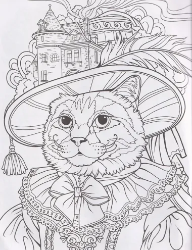 Кошки: книжка-раскраска