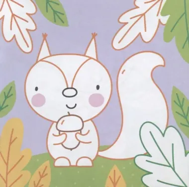 В Саду. Раскраска для малышей