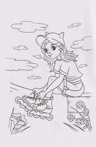 Моя любимая раскраска. Современные девчонки